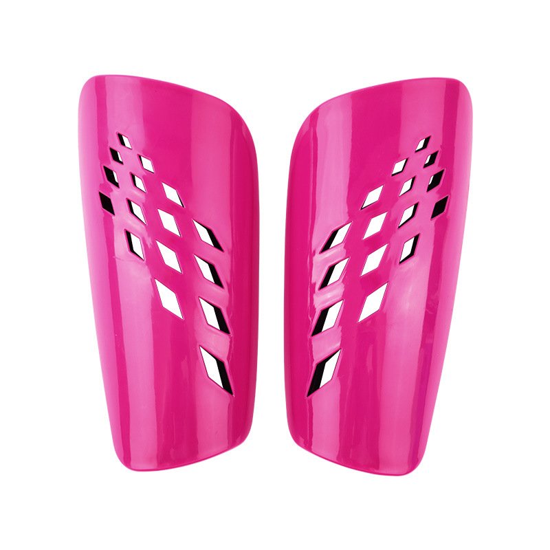 children adults soccer match training hollowed-out breathable comfortable super light hard PP plastic football shin guard pad