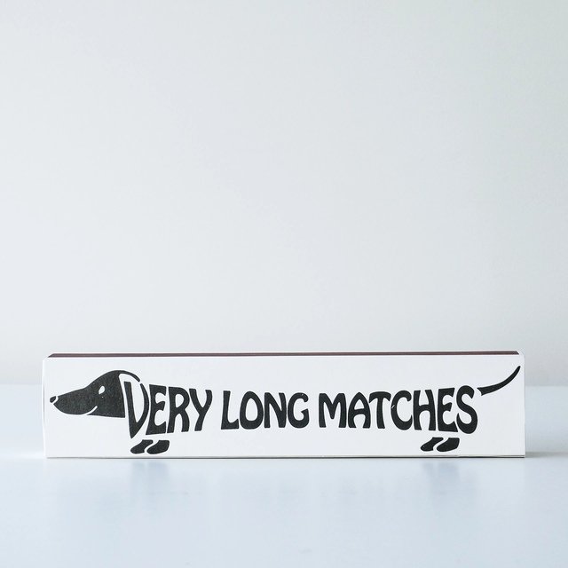 Safety long wooden stick cigar matches with custom matchbox