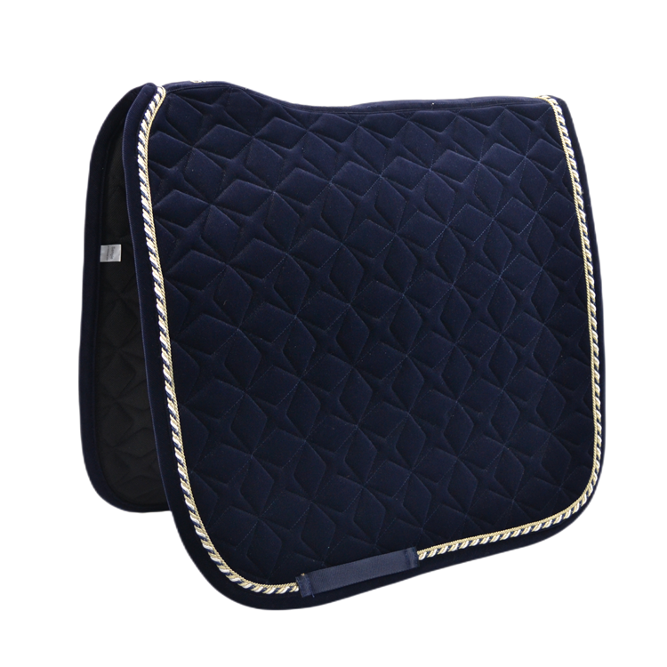 Cordury fabric equestrian Horse Saddle pads equipment factory matching set fly veil