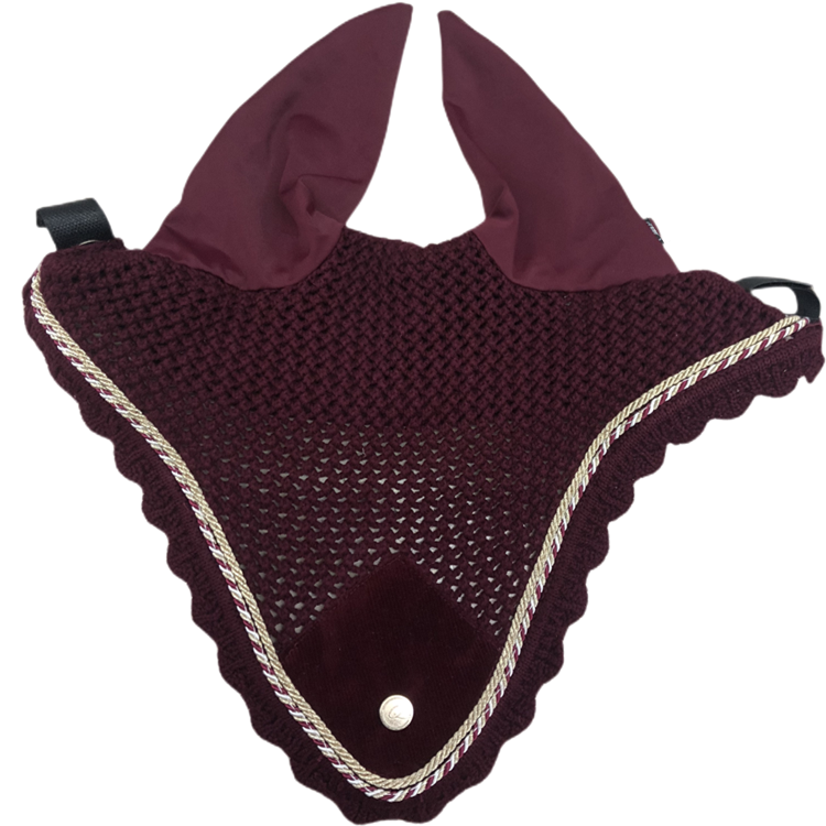 Cordury fabric equestrian Horse Saddle pads equipment factory matching set fly veil