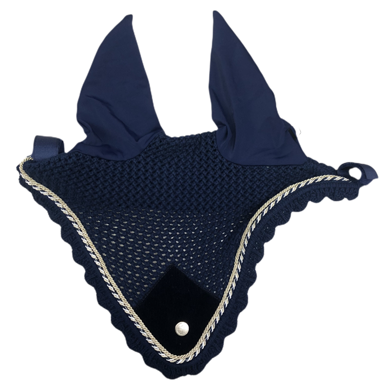 Cordury fabric equestrian Horse Saddle pads equipment factory matching set fly veil