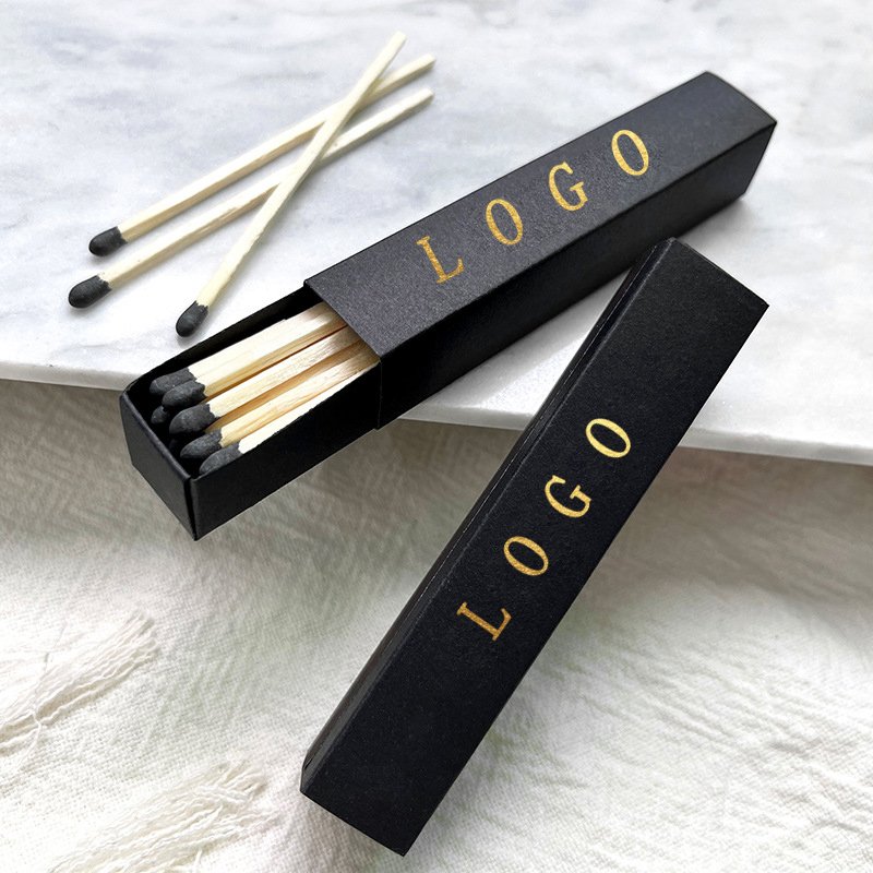 Personalized Matchsticks Matches Custom Safe Matches, Assorted Colors Customizable Matches