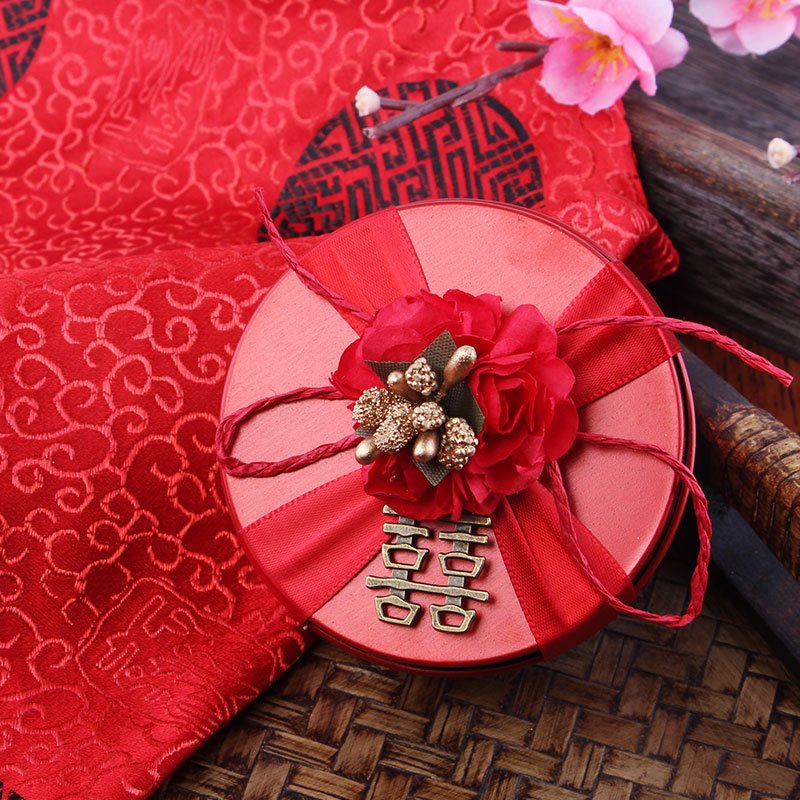 cheap price metal with lid round cylindrical custom matches packaging sleep strips suit case gold round can wedding tin box