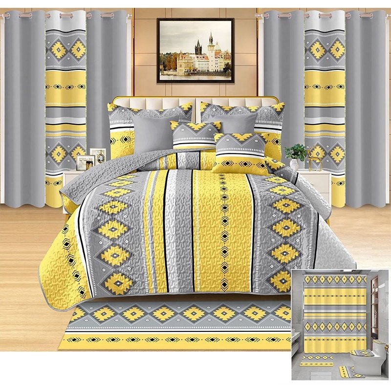 Comforter Cover Set King Duvet Covers Luxury Bedding Customized Home Bedclothes 24pcs curtain bedding Sets