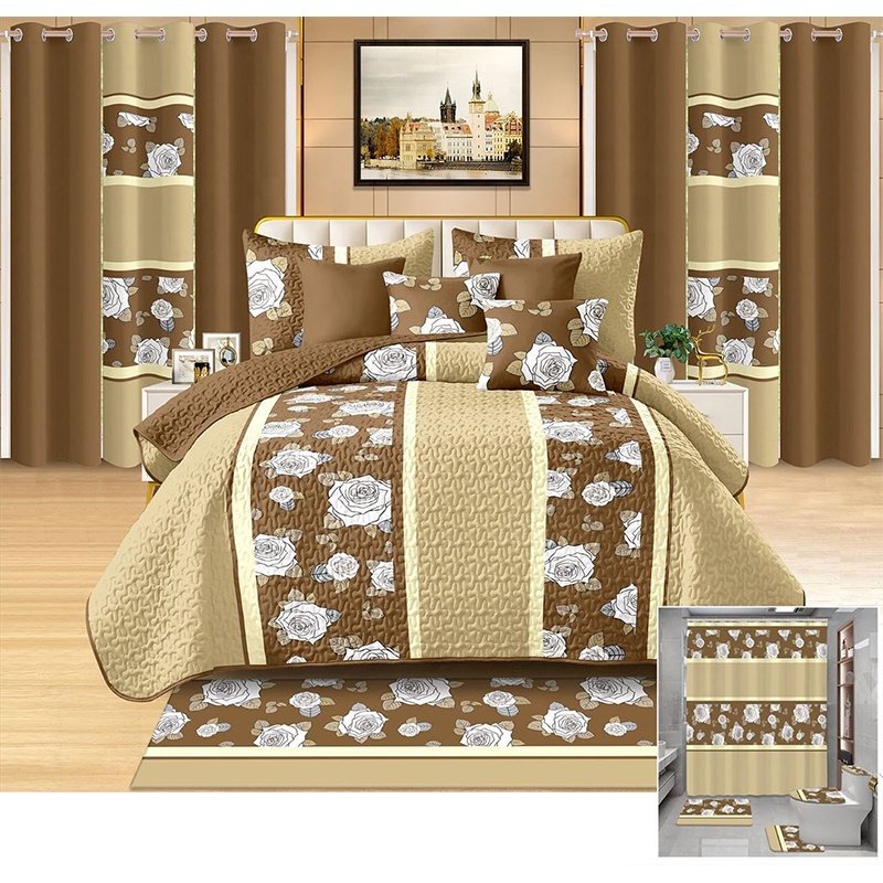 Comforter Cover Set King Duvet Covers Luxury Bedding Customized Home Bedclothes 24pcs curtain bedding Sets