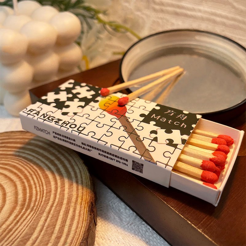 Bulk Safety Matches Custom Matchboxes Household Matches Wholesale Safety Colored Wooden Matches