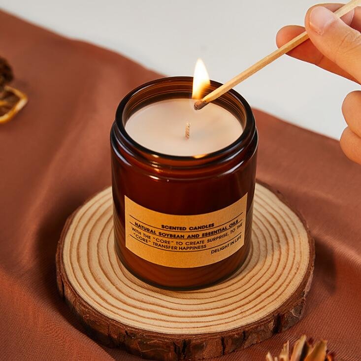 hot selling fragrance custom handmade soy scented luxury aromatherapy candles gift set