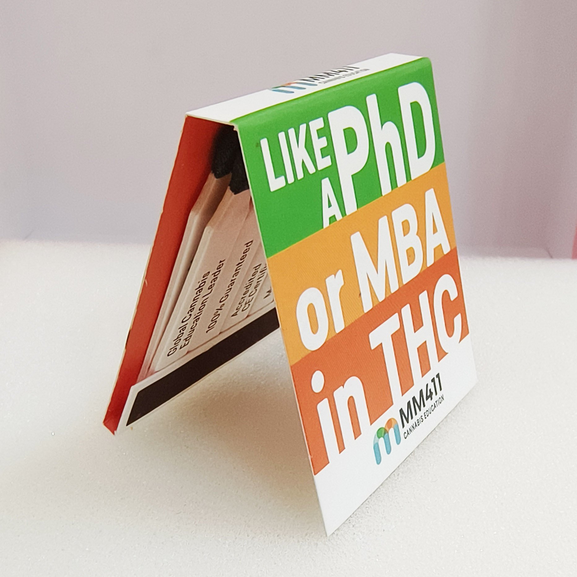 High Quality Colored Safety Matchbooks Custom 4.8cm Paper stick Book Matches