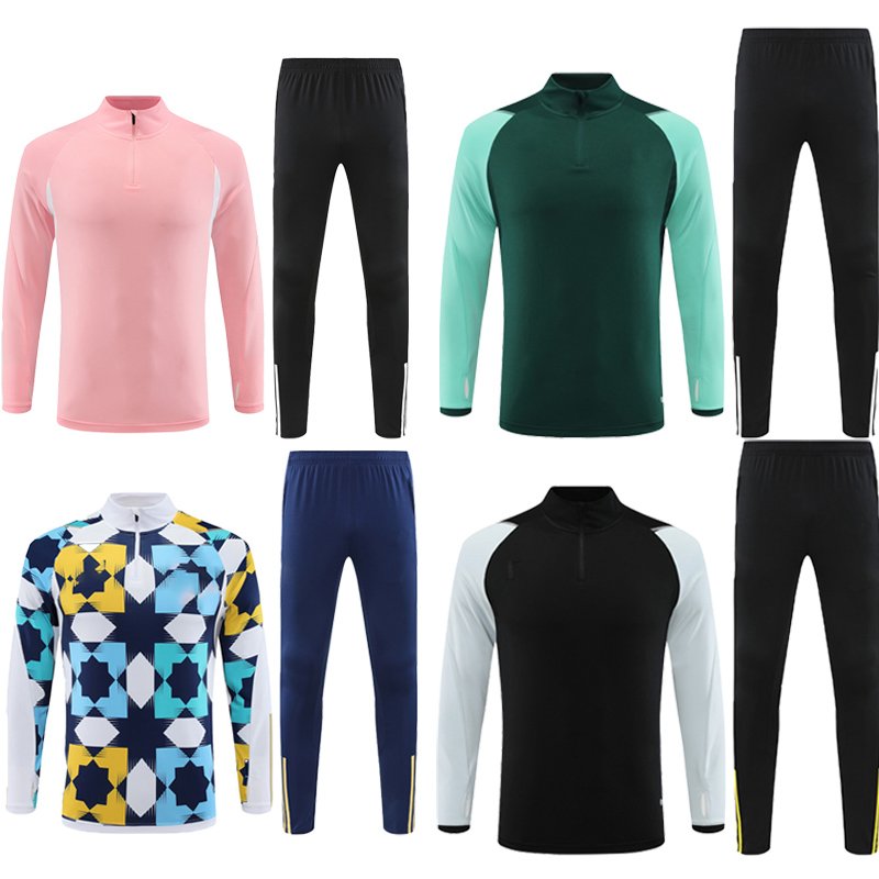Custom 24/25 Algerian Football training kit and football pre-match kit unisex running training kit Breathable Soccer Tracksuit