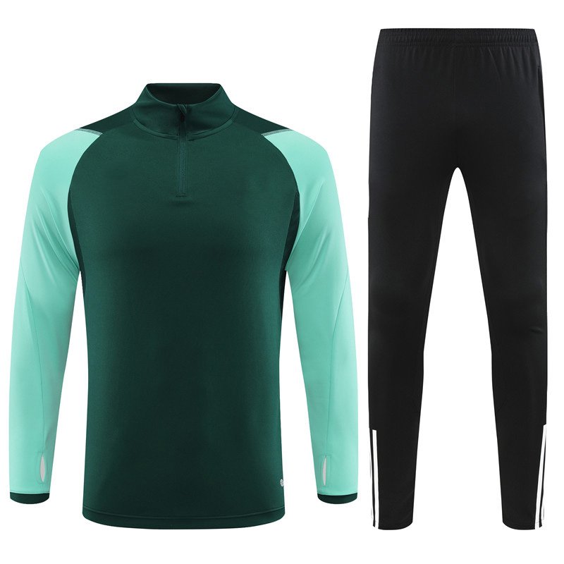 Custom 24/25 Algerian Football training kit and football pre-match kit unisex running training kit Breathable Soccer Tracksuit