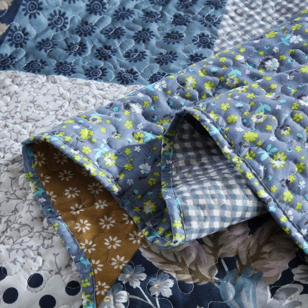Floral Kantha bedspread summer quilted bedspreads Soft warm household bedspreads from China Export Luxury Wholesale