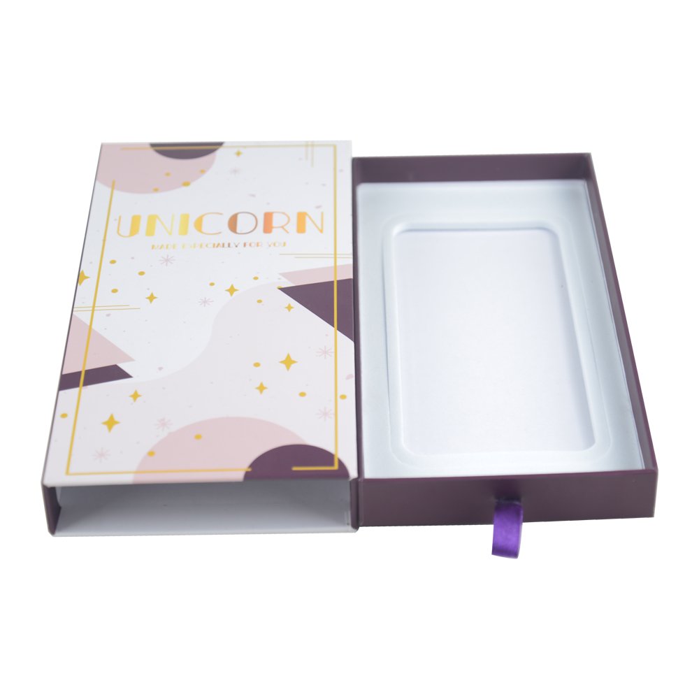 Premium Phone Case Package Box Customized Logo Sliding Out Drawer Match Box Packaging with EVA Insert
