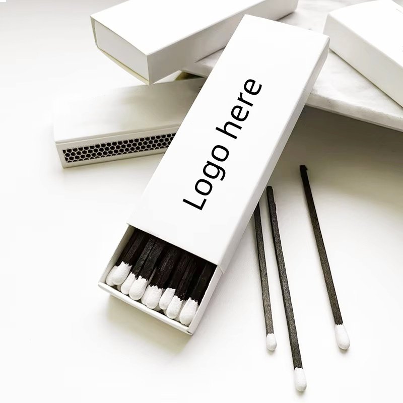 Customizable Size Eco-Friendly Material Long Match Sticks Safety Colors Wooden Match Sticks In Box