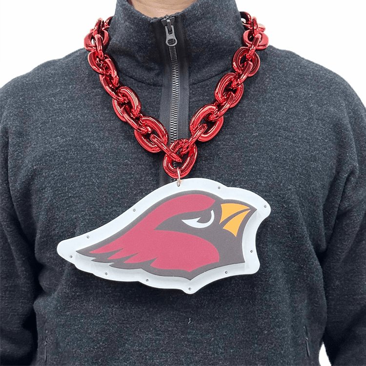 College Football Fans 3D Big Logo Foam Plastic 51 Teams Chains Necklace LED Match