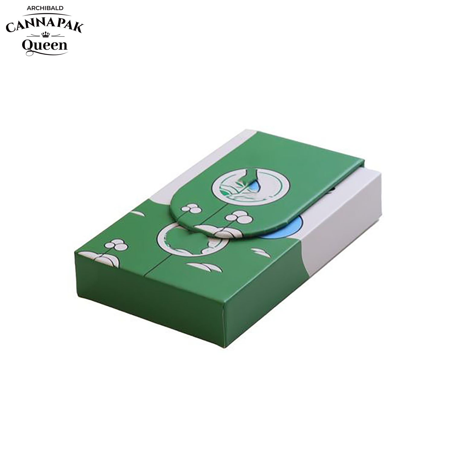 Archibald Exported Good Quality Tobacco Box Child Resistant Magnetic Flip Drawer Pre Roll Pack Box With Matchbox