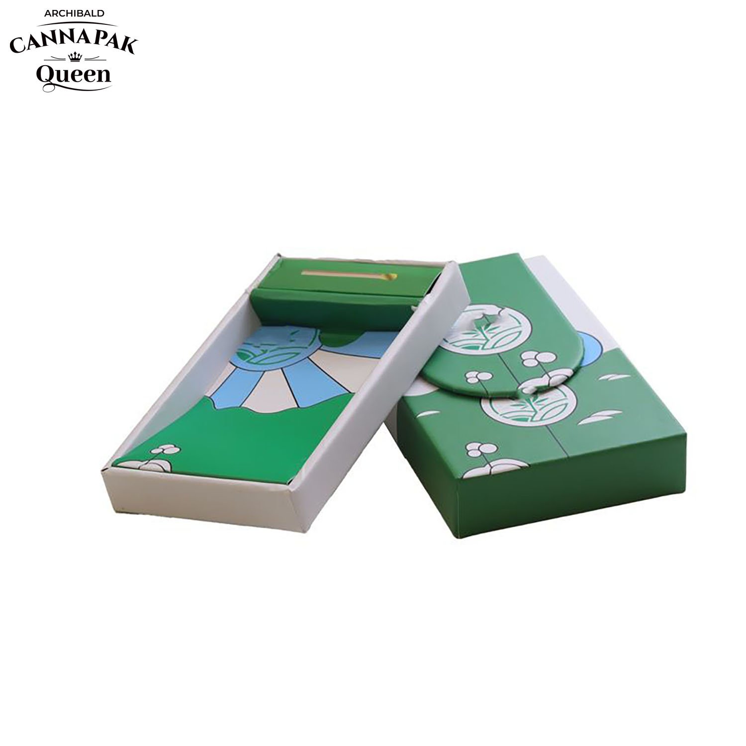 Archibald Exported Good Quality Tobacco Box Child Resistant Magnetic Flip Drawer Pre Roll Pack Box With Matchbox