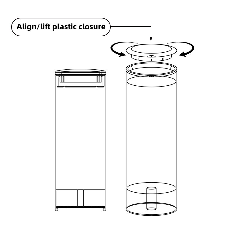 UKETA ODM OEM Childproof 0.5ml 1ml Paper Tube Printed Design Packaging Cardboard Box EVA Insert Child Resistant Tube with Label