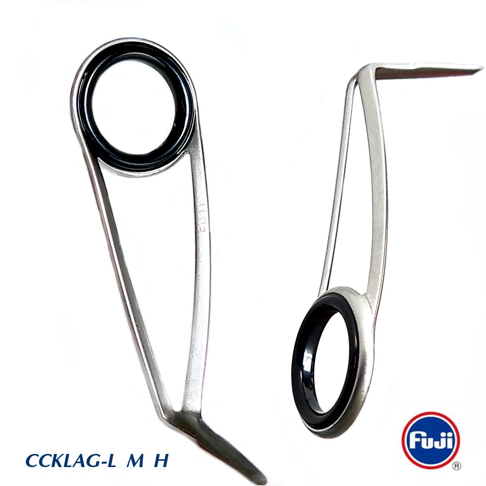 Original Fuji guide KL-L M H stainless steel deep pressed frame single leg wrapping on fishing guide for fishing rods