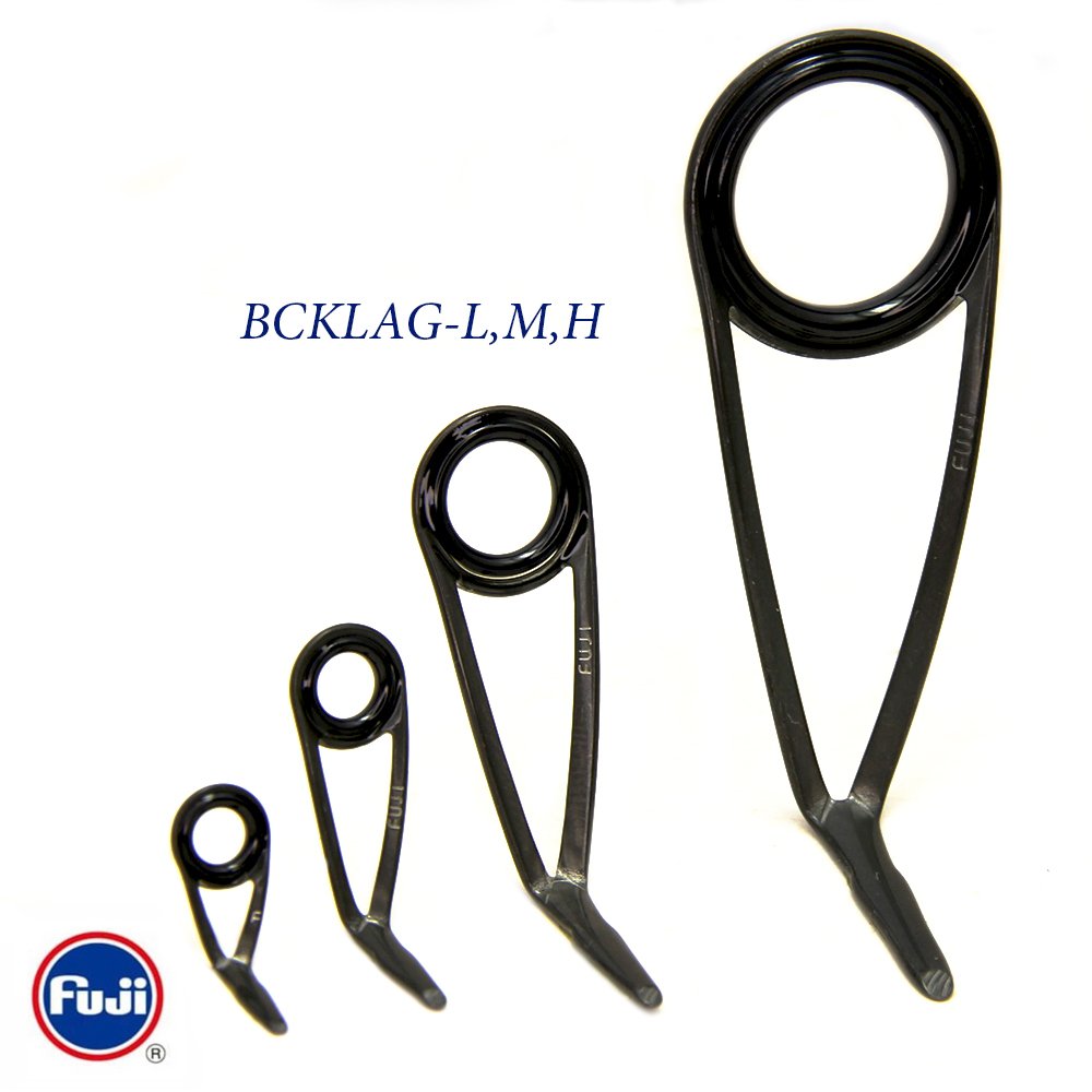 Original Fuji guide KL-L M H stainless steel deep pressed frame single leg wrapping on fishing guide for fishing rods