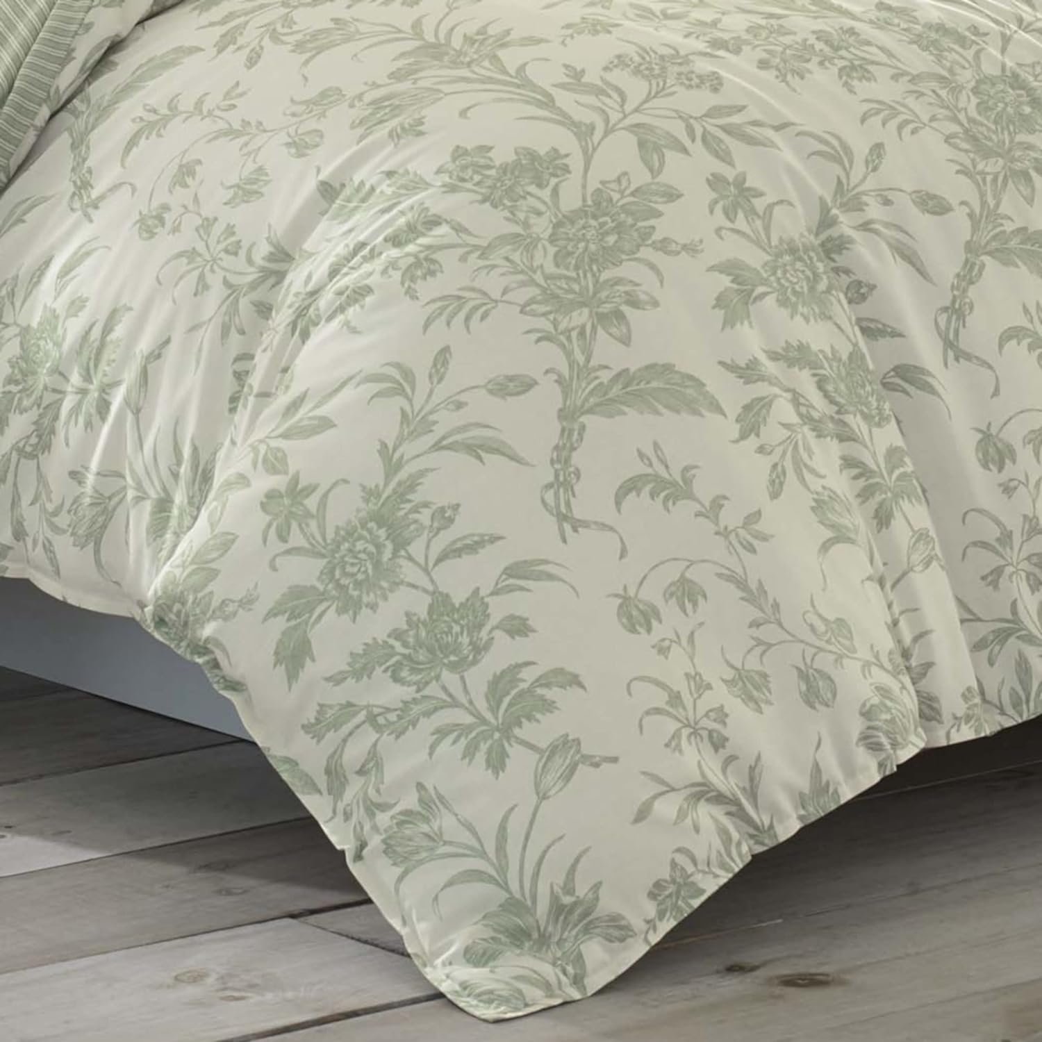 King Size Custom Comforter Set, Reversible Cotton Bedding, Includes Matching Shams with Bonus Euro Shams & Throw Pillows