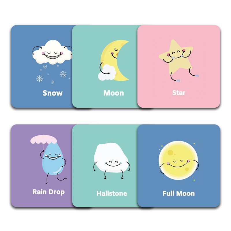 Eco-Friendly Paper Children Kids Memory Matching Custom Printing Cards Games Manufacturers Kids flash card