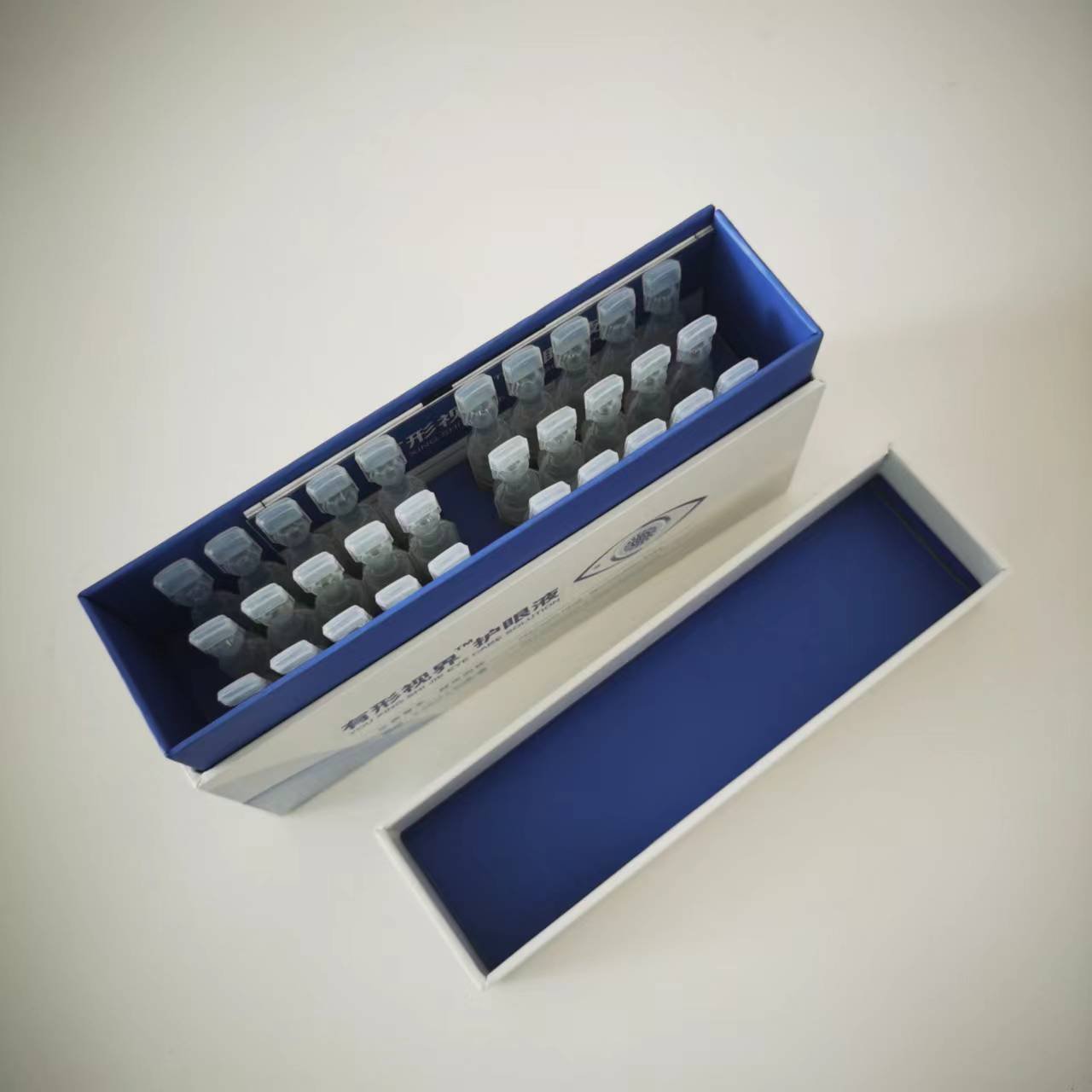Customized Design Packaging Paper Boxes for Disposable Eyedrop Tablets Vaccines white card paper box