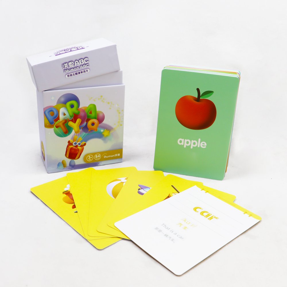 Children Cognition Learning Flash Cards My First Words Picture Flash Card Educational digital matching spelling card games