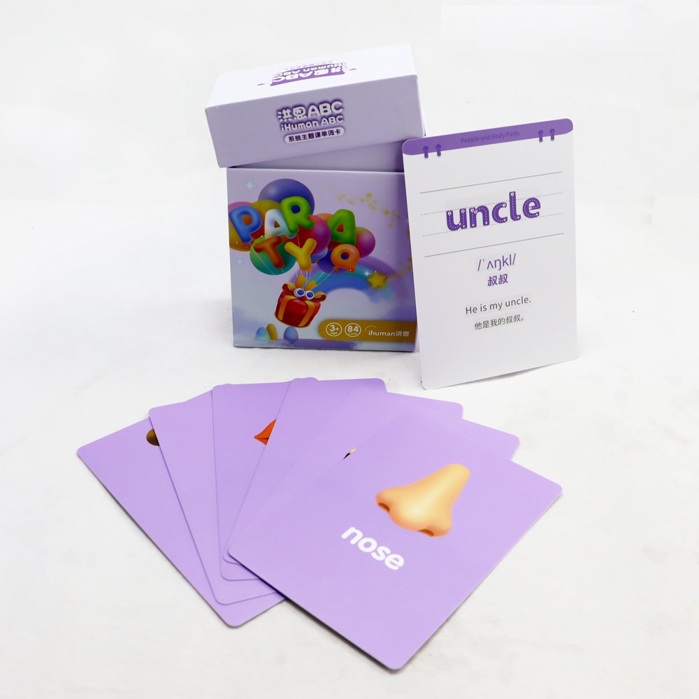 Children Cognition Learning Flash Cards My First Words Picture Flash Card Educational digital matching spelling card games