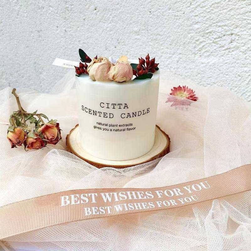 Hot Selling Home Decorated Romantic Soy Wax Birthday Pillar Candle Set