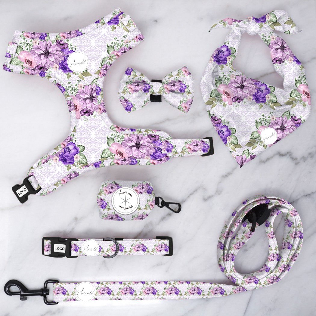 New Lightweight Pet Dog Safety Harness Adjustable Soft Mesh Layer Dog Harness Matching Dog Collar And Leash