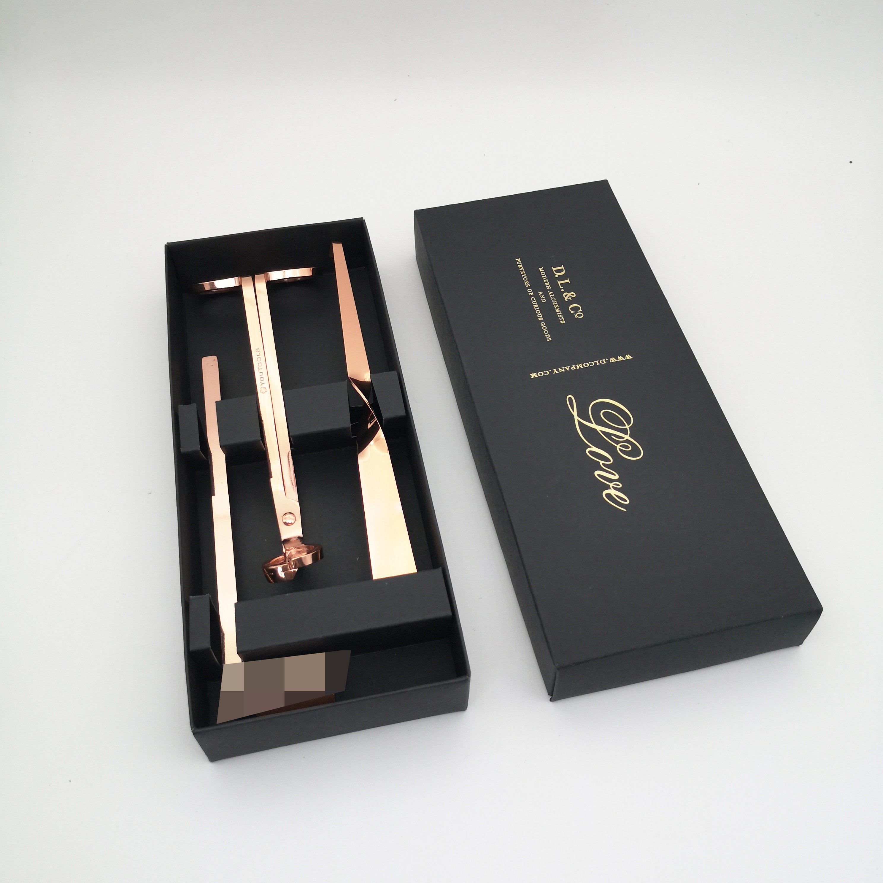 Hot Sell 3 Wick Candle Jars Wick Trimmer Scissors Antique Candle Care Kits Wick Trimmer Set