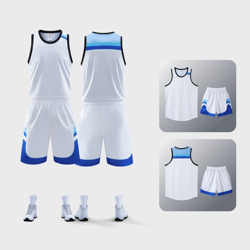 Ncaa University Of North Carolina Sportswear Basketball Kit Set Custom Men's And Women's League Match Kit