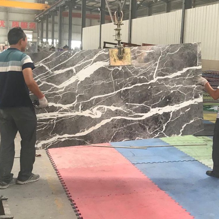 Polished Thin Stone Veneer Sheets Modern Design Glass Backer Marble Book Match Panels Countertops Floors Graphic Design