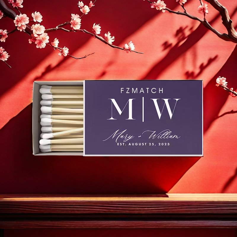 Custom Matchboxes Logos Safe Cheap Bulk Natural Matches Customized Wholesale Safe Colored Wooden Household Goods Matches