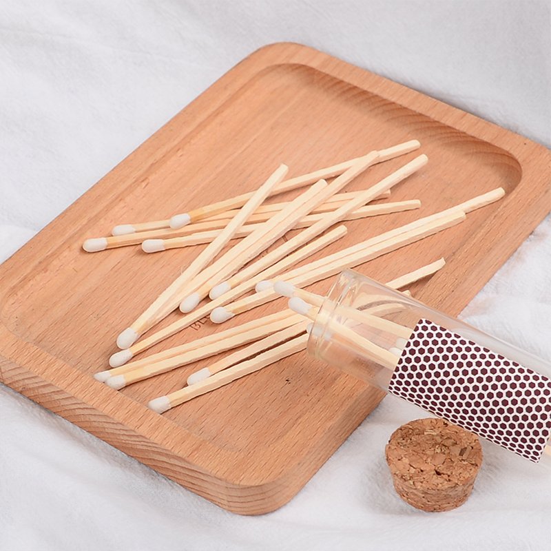 3inch Wooden Matchsticks In Bottle Candle Custom Label Aromatherapy New Custom Colorful Match Sticks In Glass Jar Bottle Matche