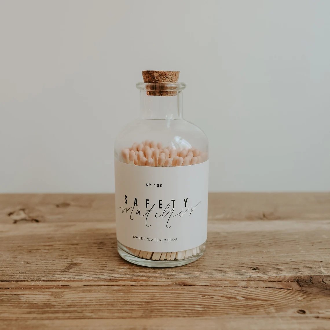 wholesale custom luxury wood matchsticks with logo glass bottle safety matches long coloured matches in glass jar bulk