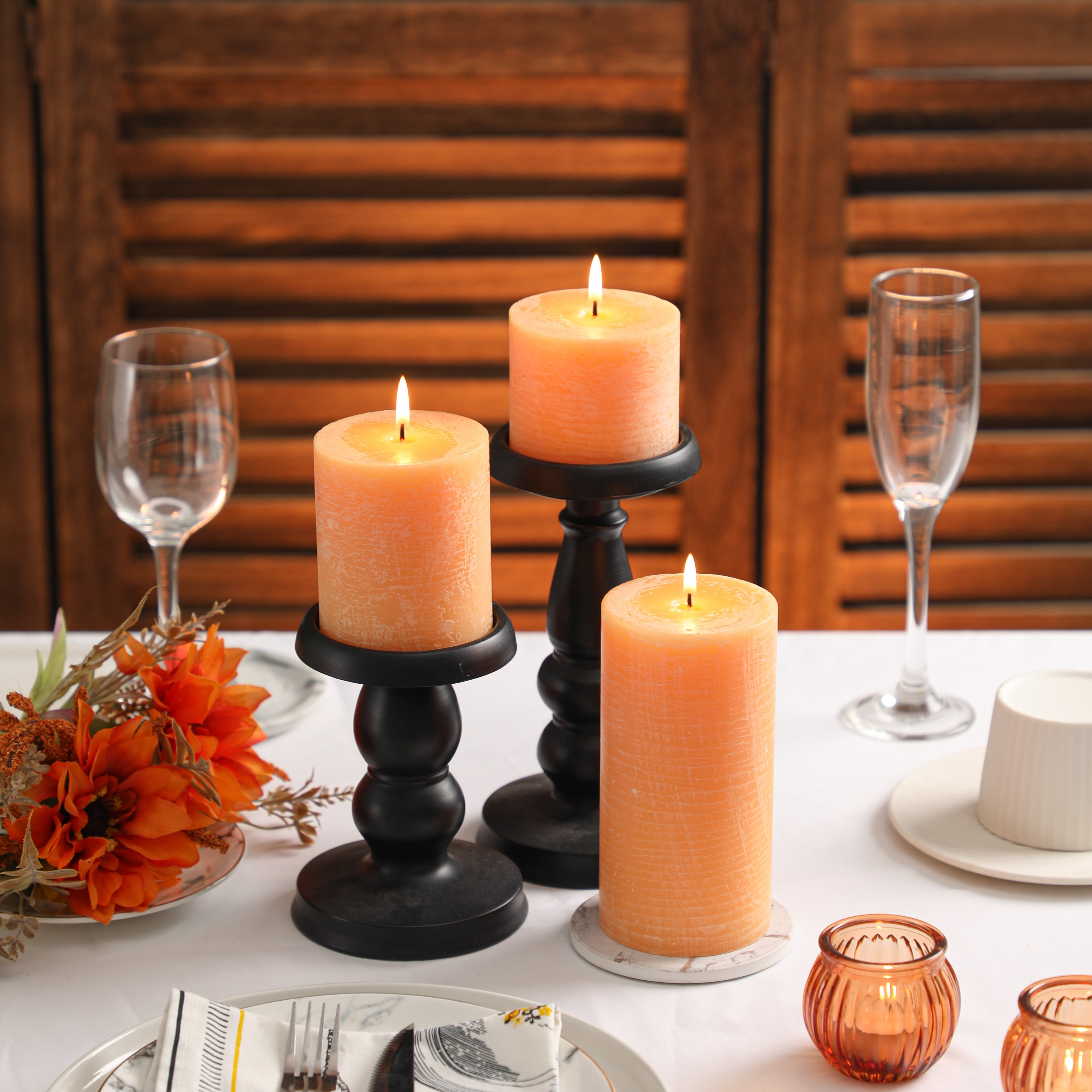 Soy Wax Packaging Dried Botanicals Match Flameless Cube Candle Aroma Diffuser Wholesale Scented Luxury Candles Gift Set