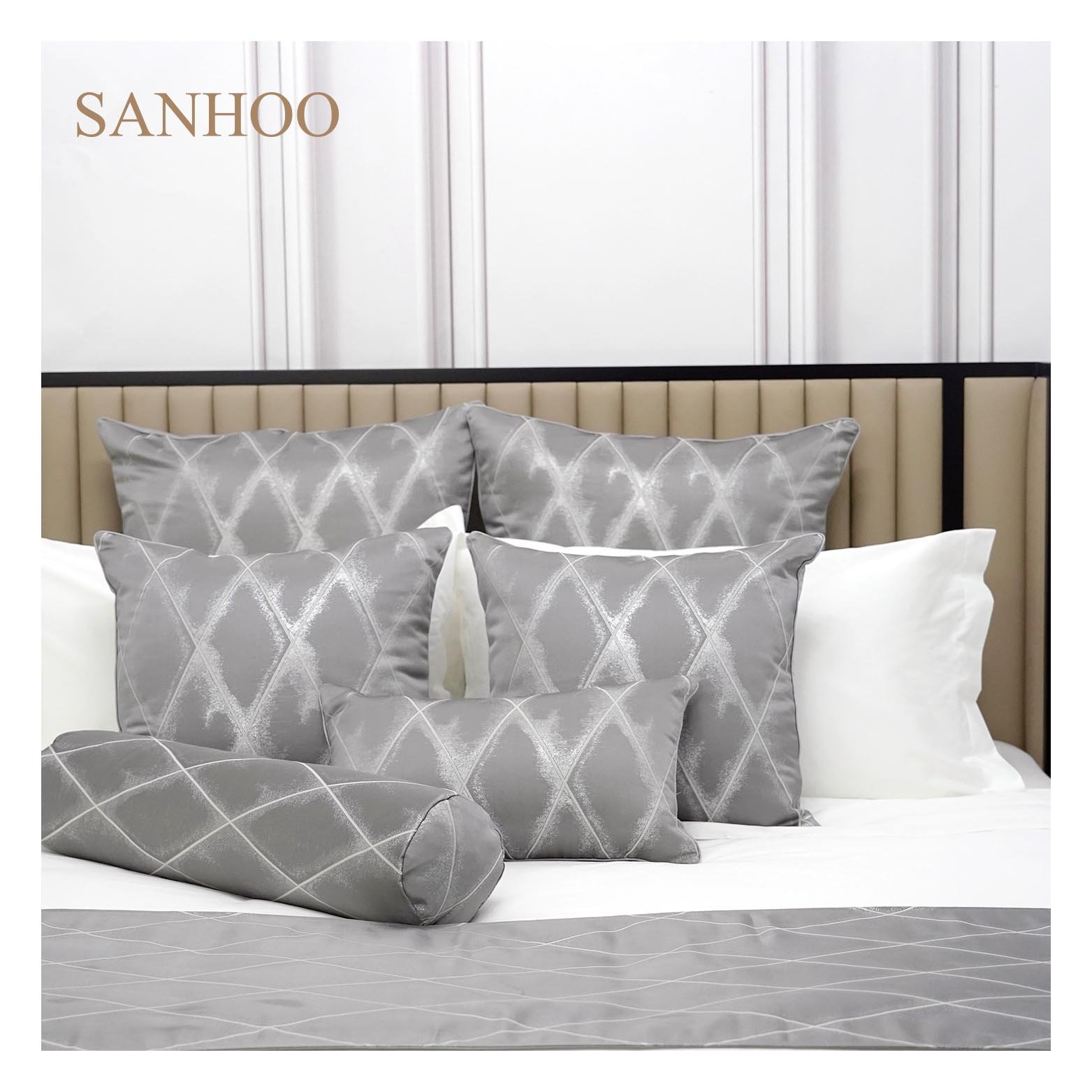 SANHOO Five Star Hotel Quality Bedding Set Luxury Hilton Bed Sheet Bed Runners and Matching Pillows