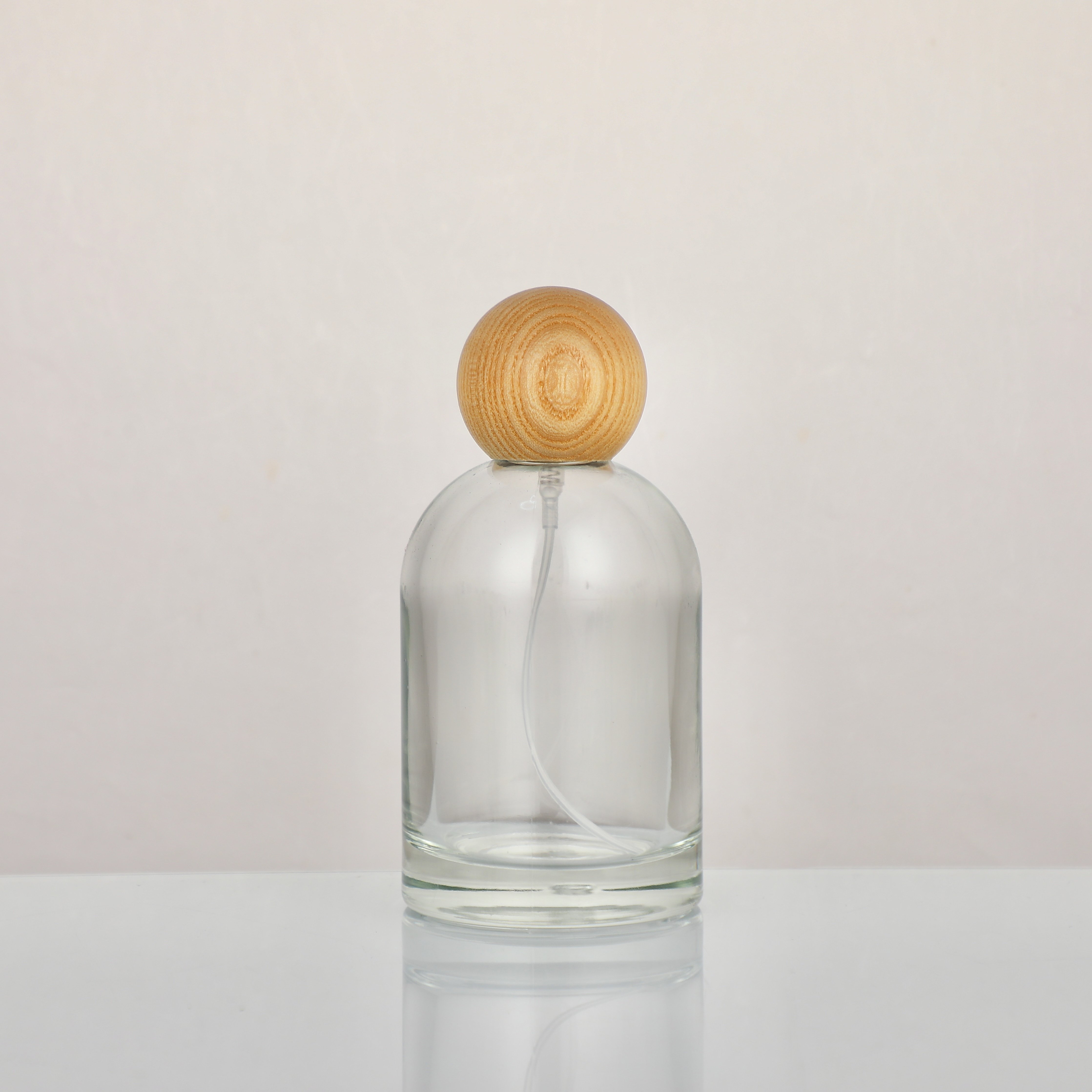 Ready Stock Stylish Crimp Glass Perfume Bottles with Matching Cap & Spray Pump - Wholesale Available