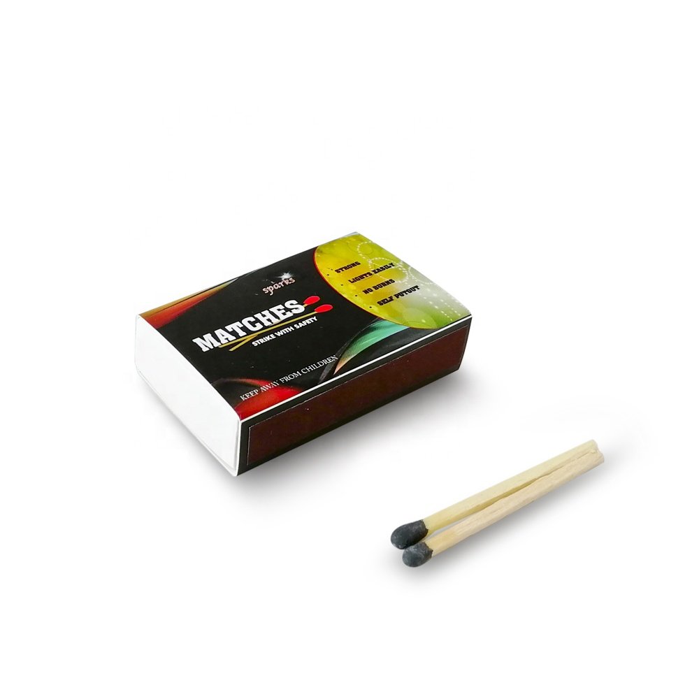 Promotional small box matches cheap safety matches with custom logo boxes