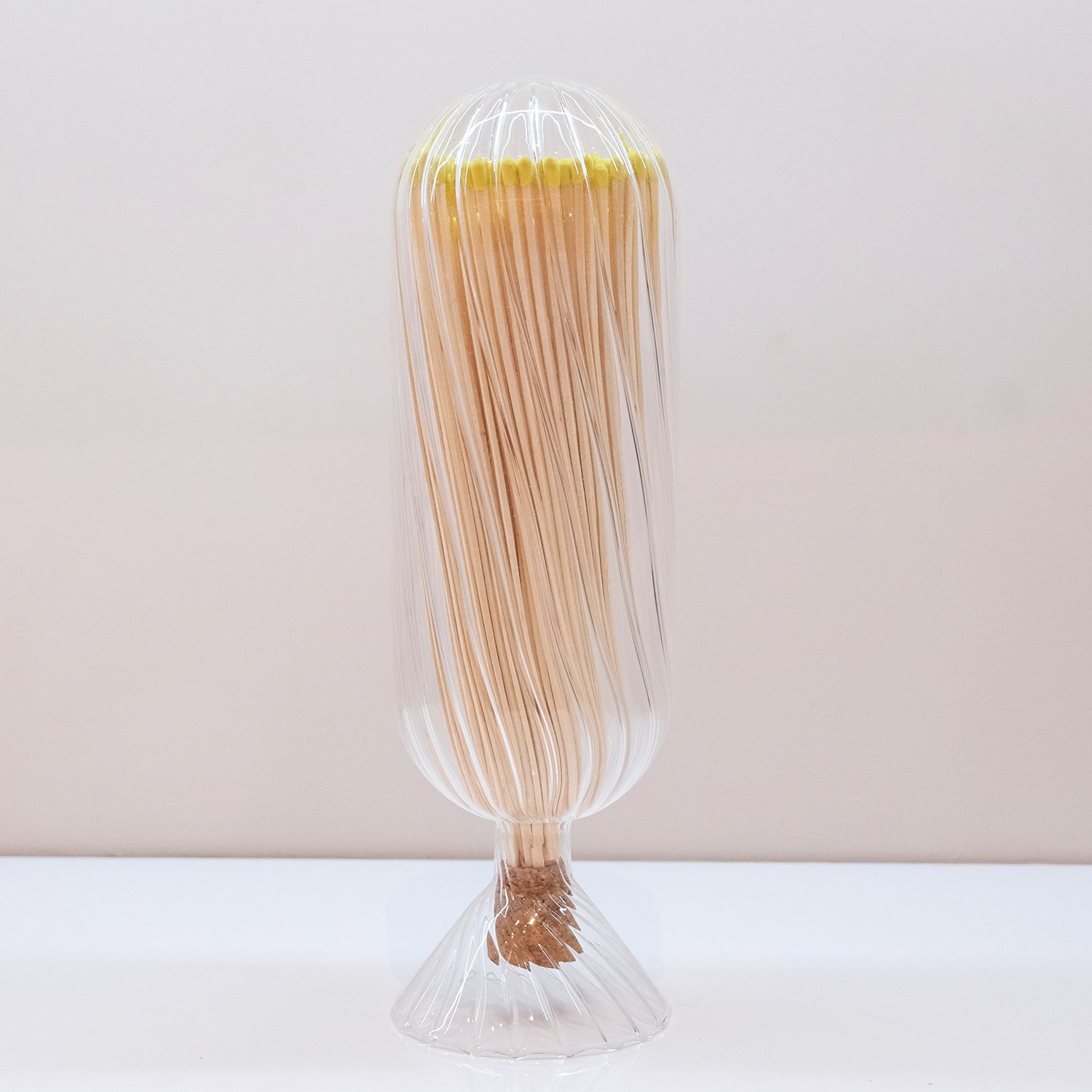 Wholesale Customized Match Decorative Custom Logo Wooden Stick Glass Bottle Of wood matches in bulk with cork
