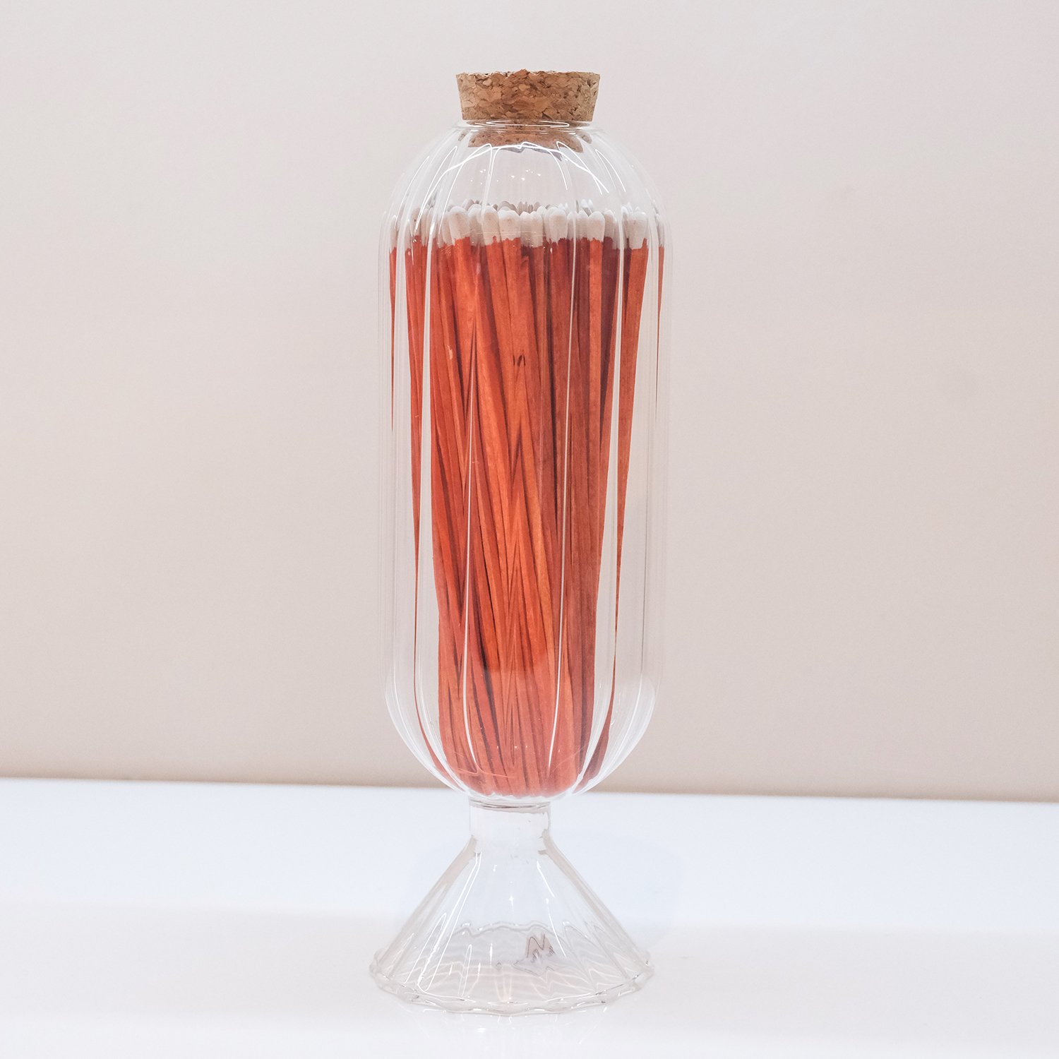 Wholesale Customized Match Decorative Custom Logo Wooden Stick Glass Bottle Of wood matches in bulk with cork