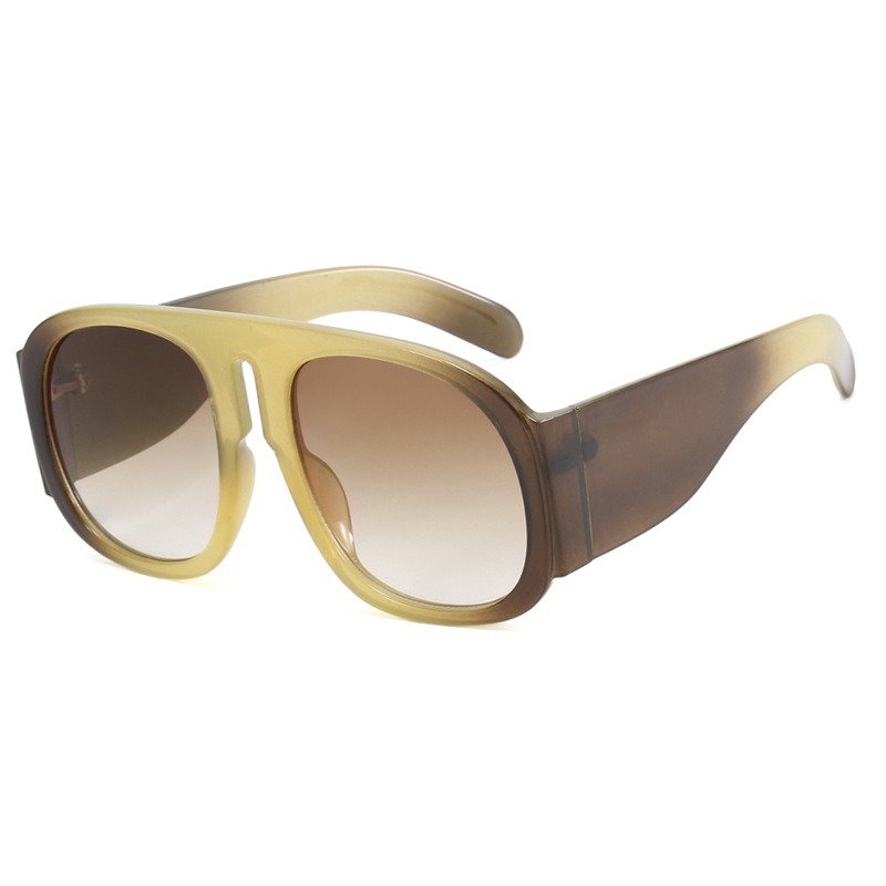 Big Frame Sunglasses Matching Color Ins Women Trend Street Shoot Personality Color Sunglasses