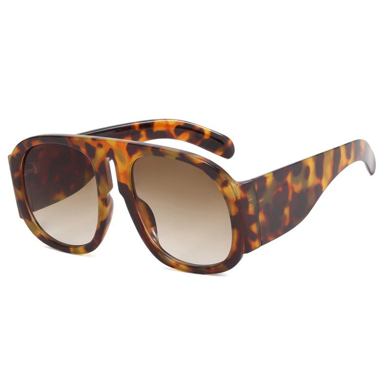Big Frame Sunglasses Matching Color Ins Women Trend Street Shoot Personality Color Sunglasses