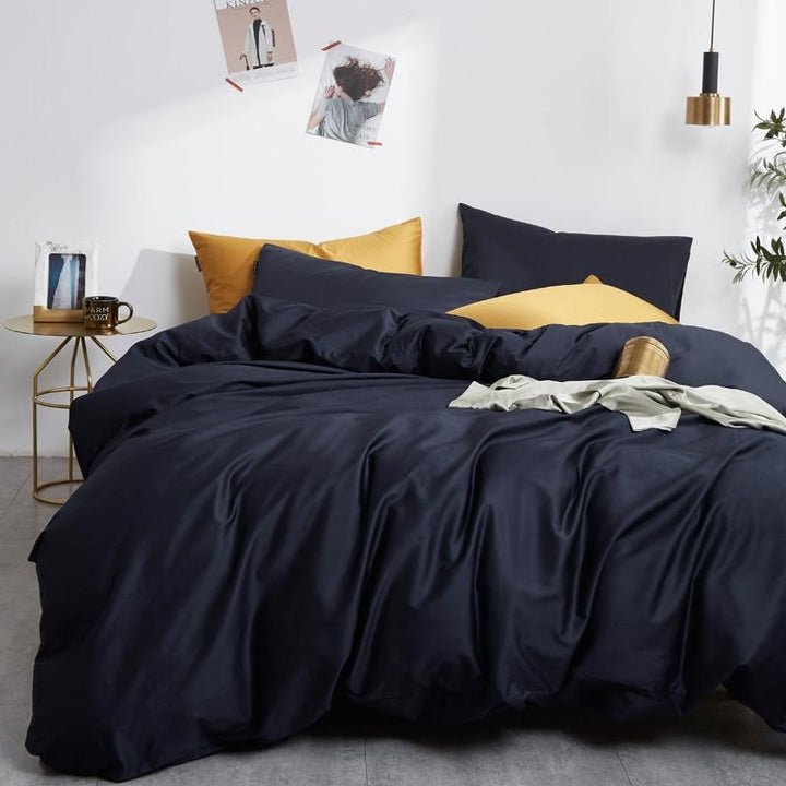 Waterproof China manufacture white duvet cover bedding set twin full queen king single microfiber sheet
