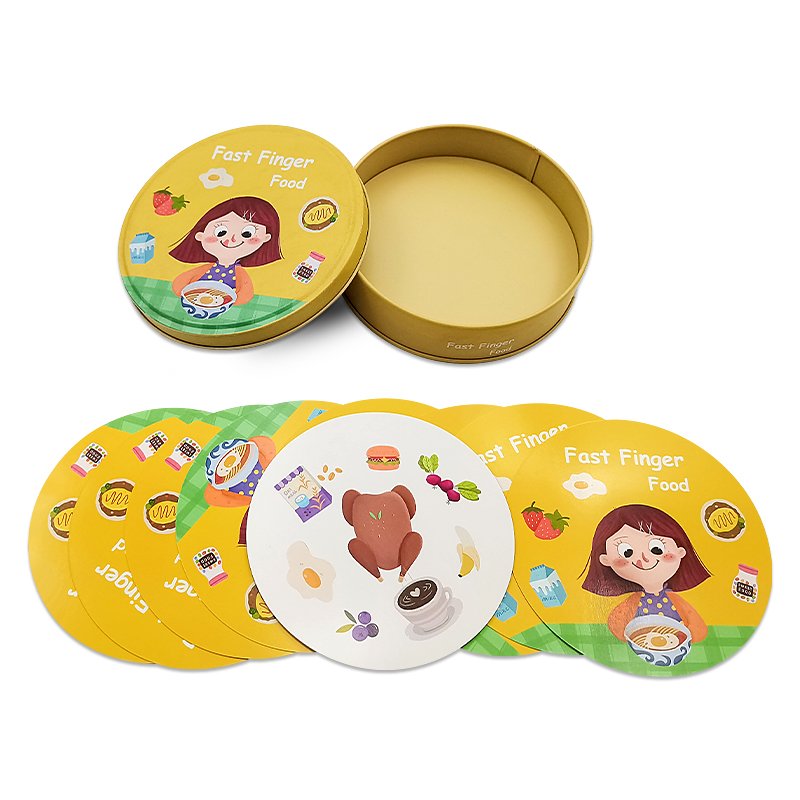Custom Design Family Children Round Matching Memory Card Game Maker