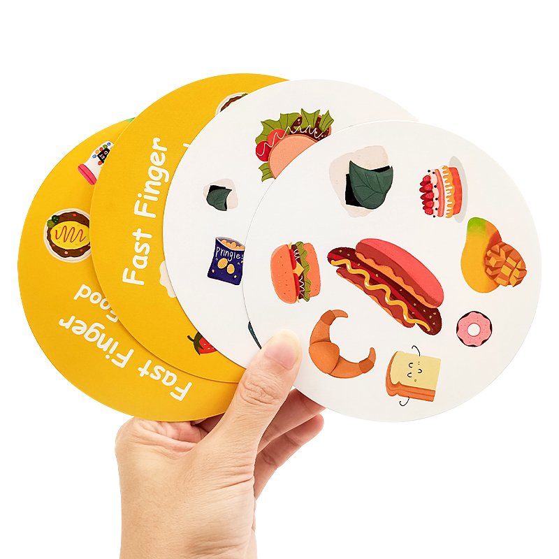 Custom Design Family Children Round Matching Memory Card Game Maker