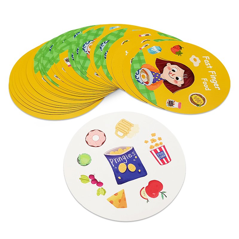 Custom Design Family Children Round Matching Memory Card Game Maker