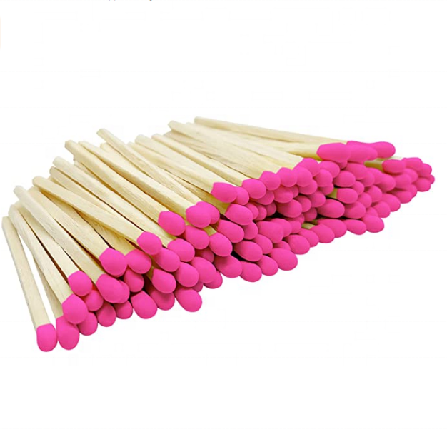Promotional home black tip matches bulk for household