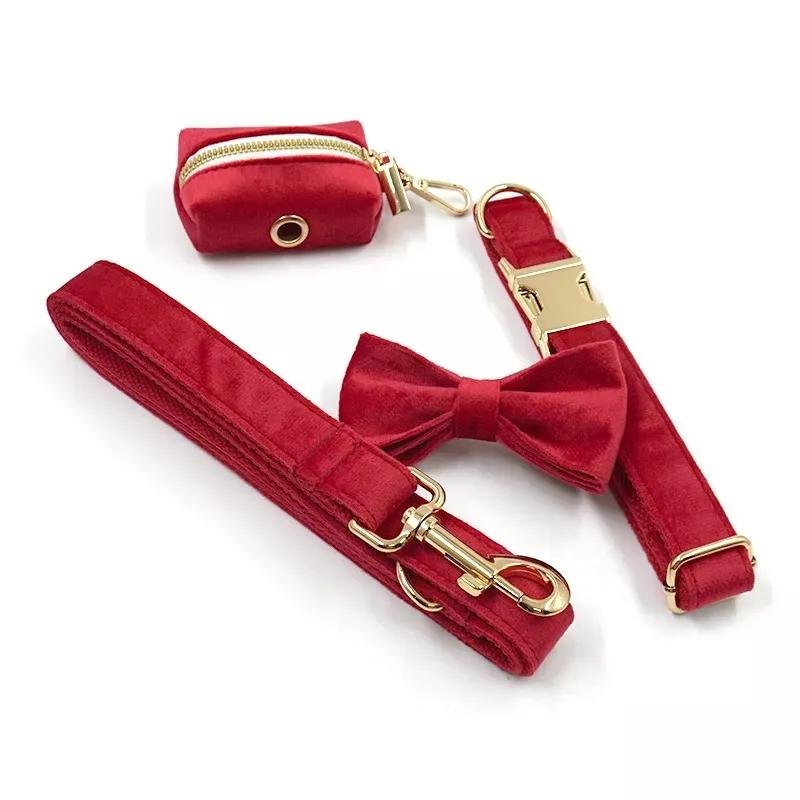 Personalized Design Dog Harness Set Pet Training Collar Match Leashes Private Label Wedding Dog Harness Dog Collar Leash
